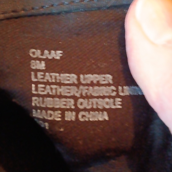 Steve Madden black leather Olaaf booties - Picture 6 of 6